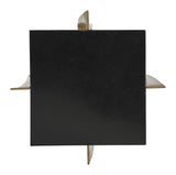 Noara Black & Brass Accent Table - Ornate Home