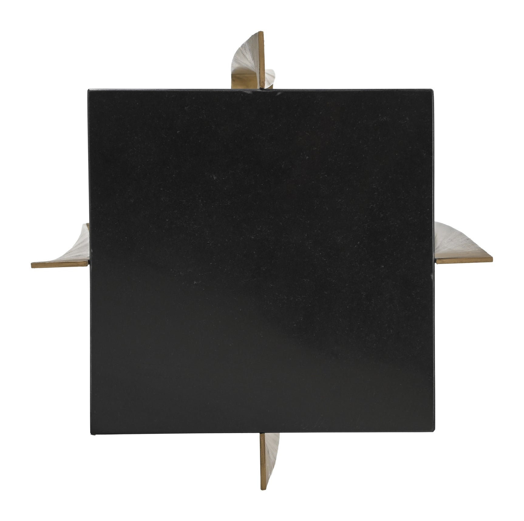 Noara Black & Brass Accent Table - Ornate Home