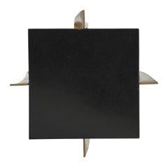 Noara Black & Brass Accent Table - Ornate Home