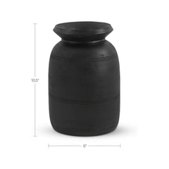 Noble Black 10.5" Vessel - Ornate Home
