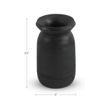 Noble Black 8.5" Vessel - Ornate Home