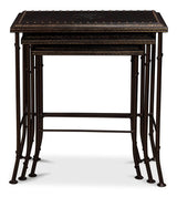 Noble Brown Nesting Tables (Set of 3) - Ornate Home