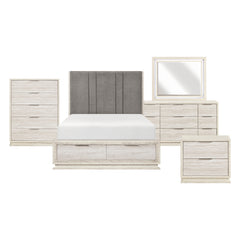 Noctis Beige 5pc Bedroom Set - Ornate Home