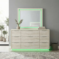 Noctis Beige Dresser - Ornate Home