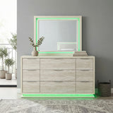 Noctis Beige Mirror - Ornate Home