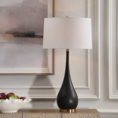 Nocturnal Black Table Lamp - Ornate Home