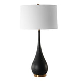 Nocturnal Black Table Lamp - Ornate Home
