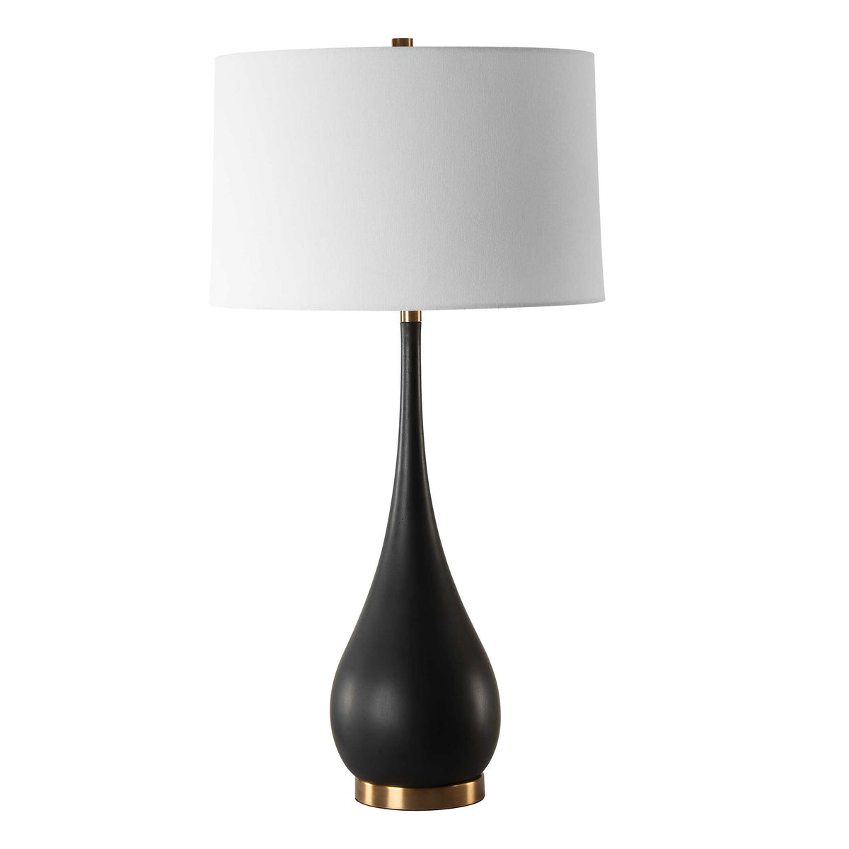 Nocturnal Black Table Lamp - Ornate Home