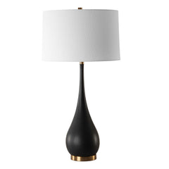 Nocturnal Black Table Lamp - Ornate Home