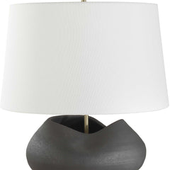 Nocturne Aged Black Table Lamp - Ornate Home