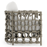 Nodi Shiitake/Grey Outdoor Chair - Ornate Home