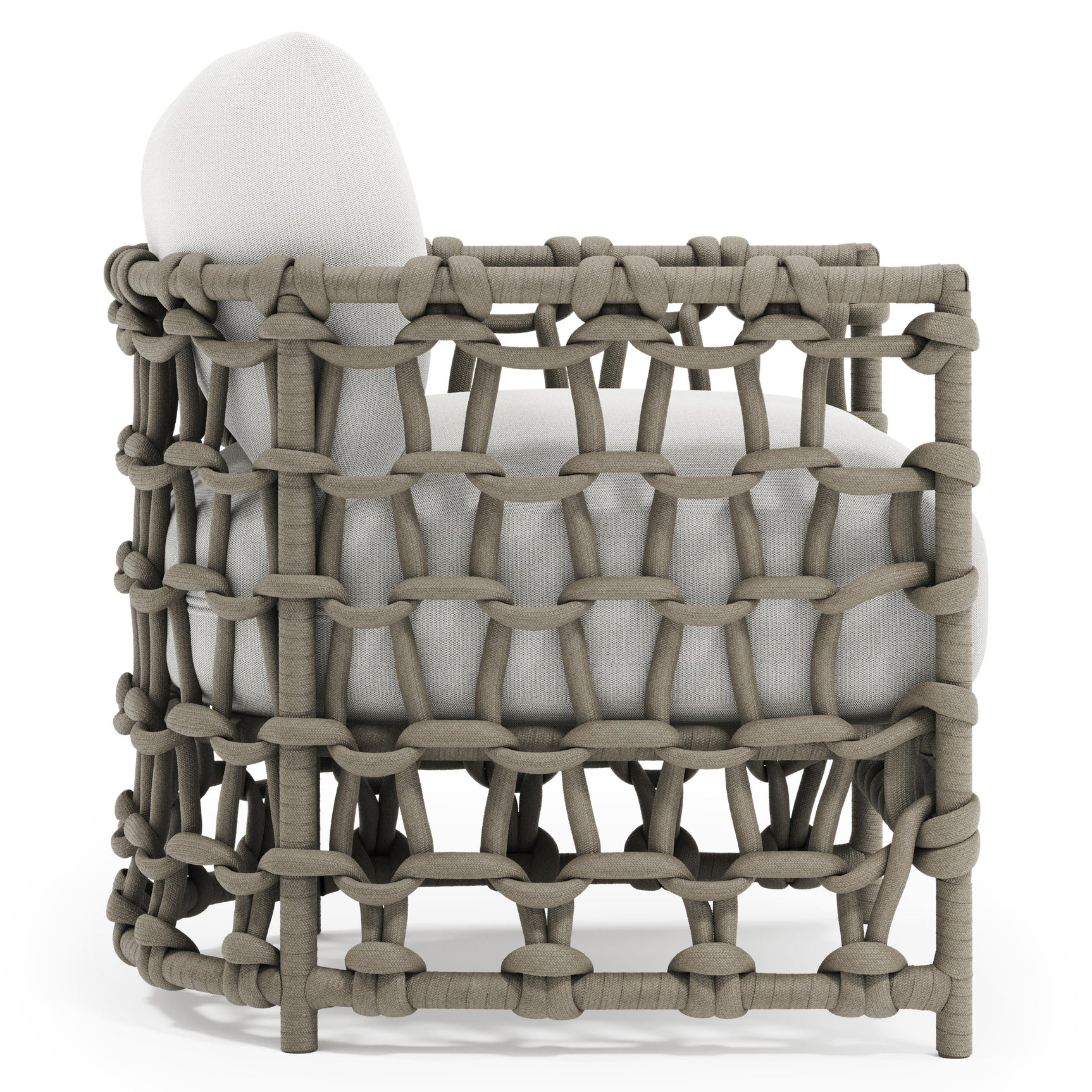 Nodi Shiitake/Grey Outdoor Chair - Ornate Home