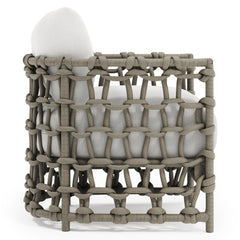 Nodi Shiitake/Grey Outdoor Chair - Ornate Home