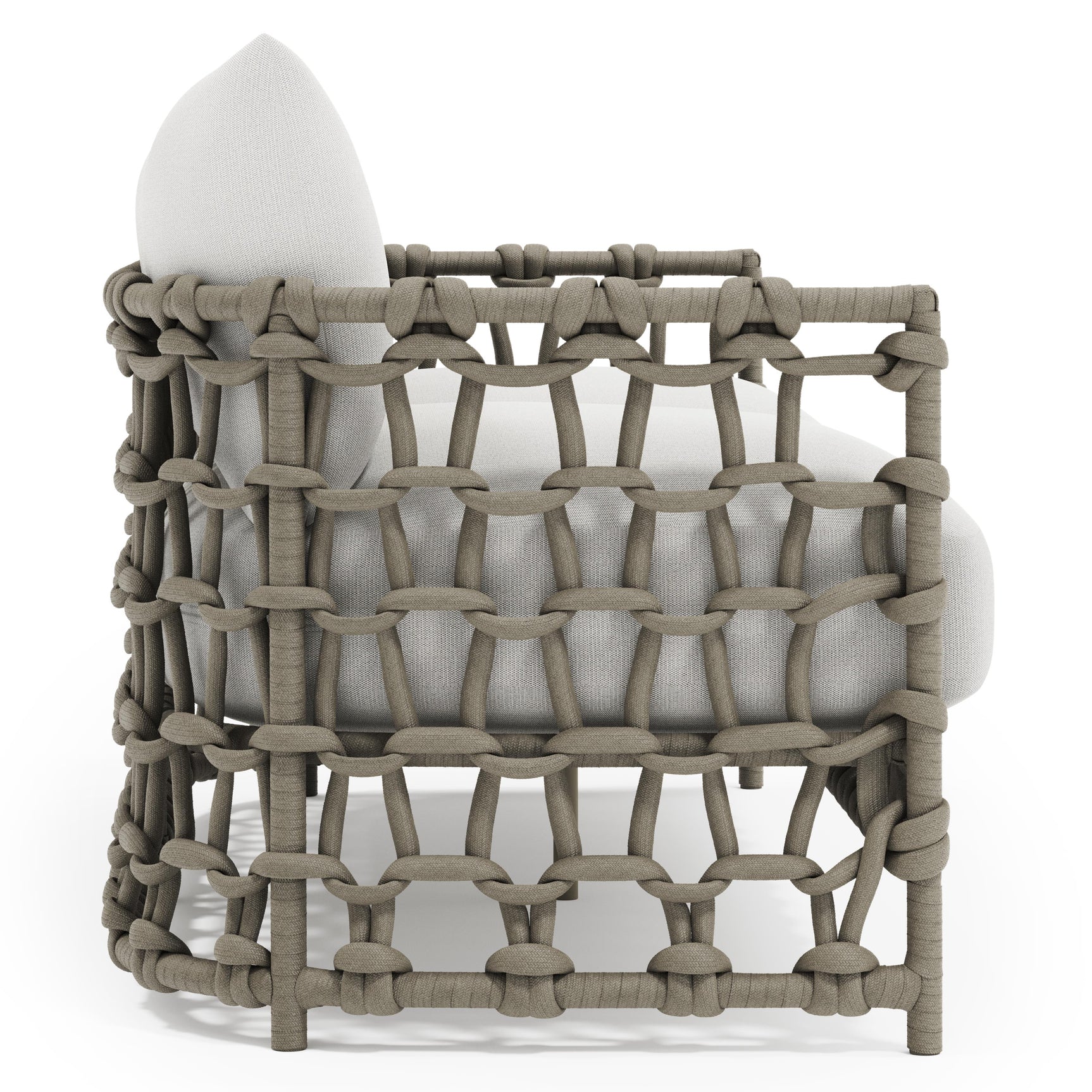 Nodi Shiitake/Grey Outdoor Sofa - Ornate Home