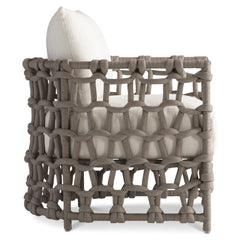 Nodi Shiitake/White/Cream Outdoor Chair - Ornate Home