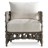 Nodi Shiitake/White/Cream Outdoor Chair - Ornate Home