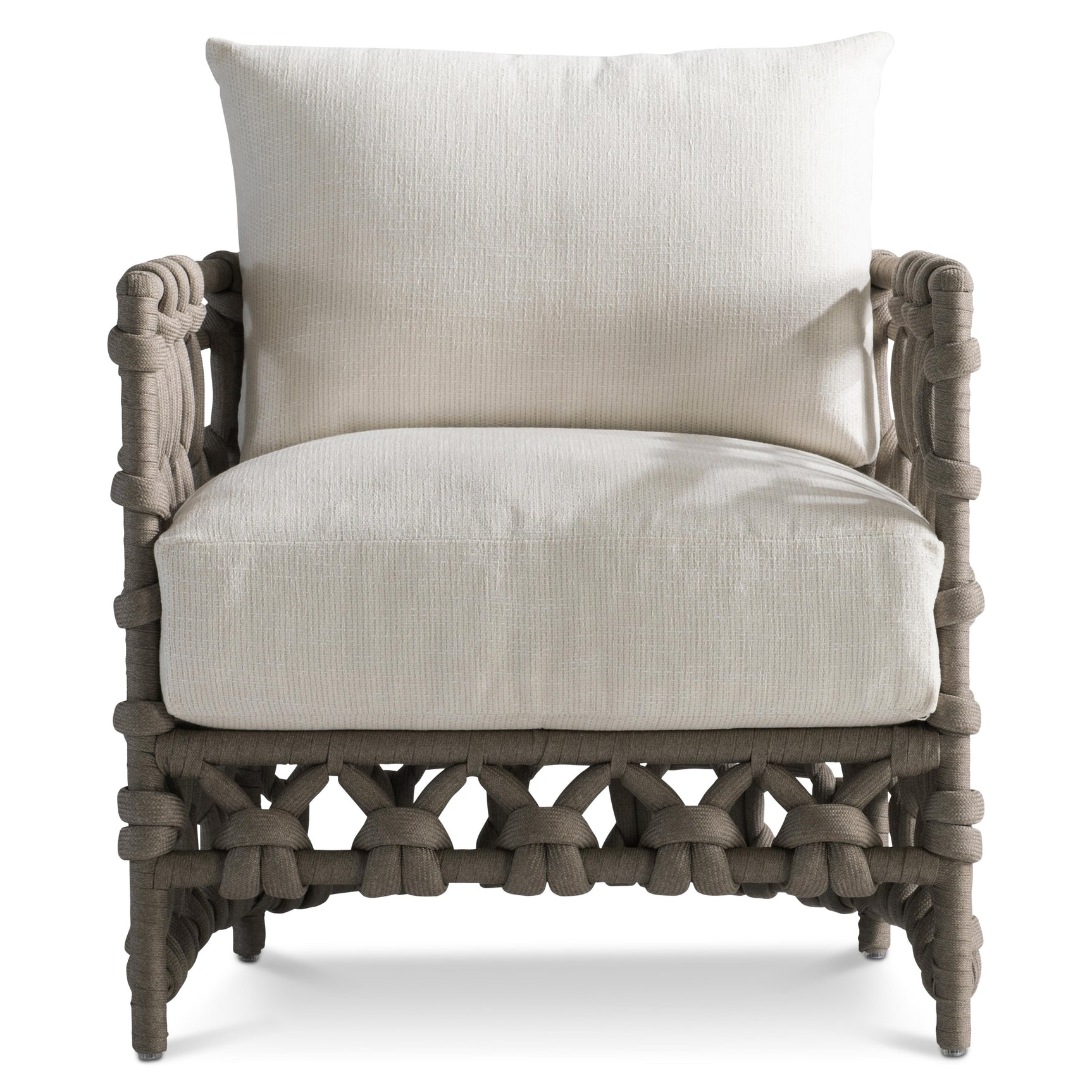 Nodi Shiitake/White/Cream Outdoor Chair - Ornate Home