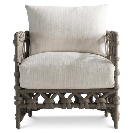 Nodi Shiitake/White/Cream Outdoor Chair - Ornate Home