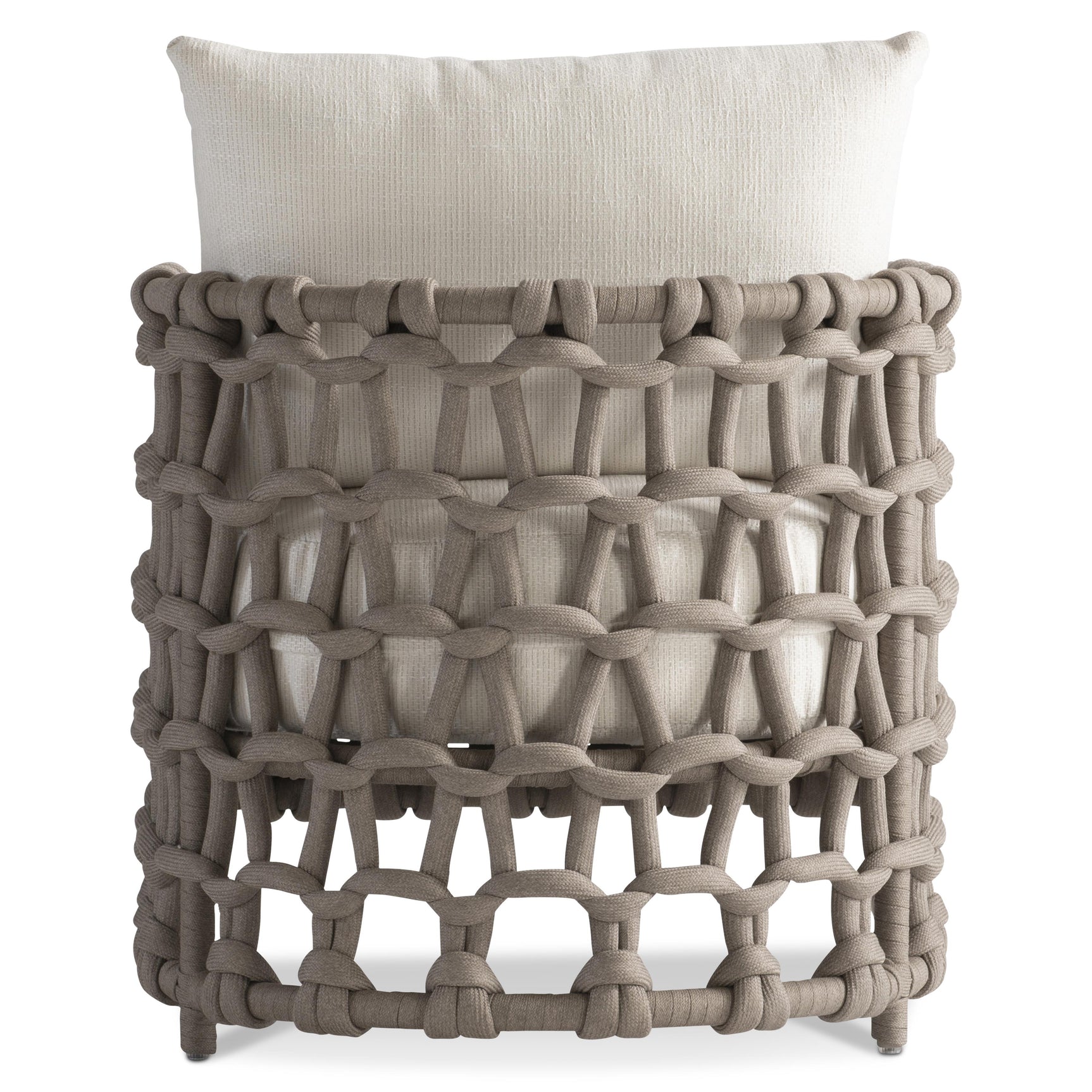 Nodi Shiitake/White/Cream Outdoor Chair - Ornate Home