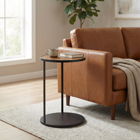 Nodo Brown & Black Side Table - Ornate Home