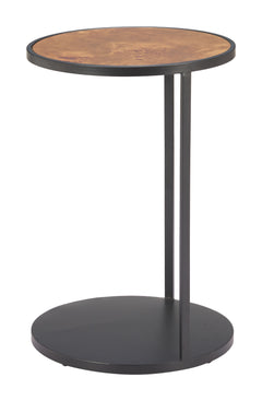 Nodo Brown & Black Side Table - Ornate Home