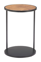 Nodo Brown & Black Side Table - Ornate Home