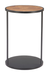 Nodo Brown & Black Side Table - Ornate Home