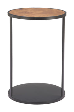 Nodo Brown & Black Side Table - Ornate Home