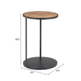 Nodo Brown & Black Side Table - Ornate Home