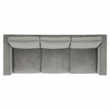 Noel Gray/Taupe Sofa Without Pillows - Ornate Home