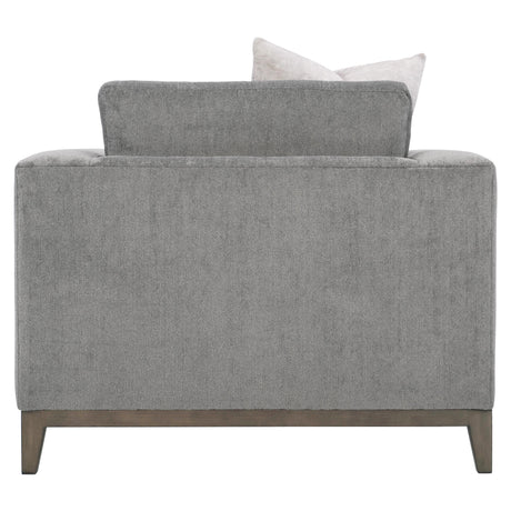 Noel Grey Fabric Chair - Ornate Home