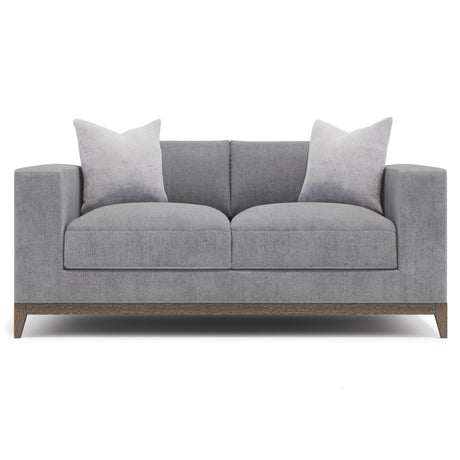 Noel Grey Fabric Loveseat - Ornate Home