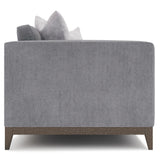 Noel Grey Fabric Loveseat - Ornate Home