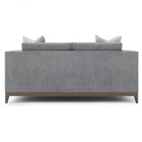 Noel Grey Fabric Loveseat - Ornate Home