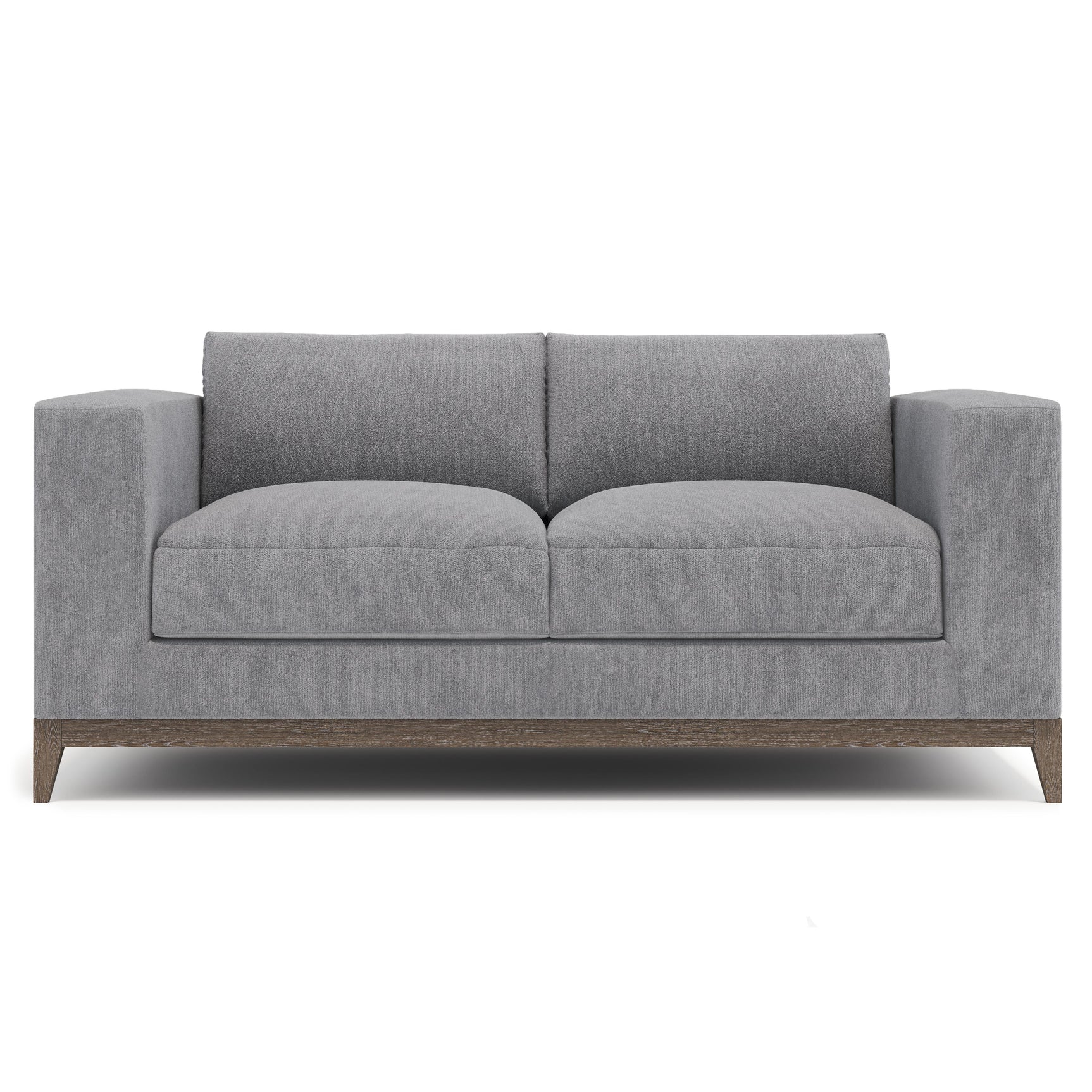 Noel Grey Fabric Loveseat - Ornate Home