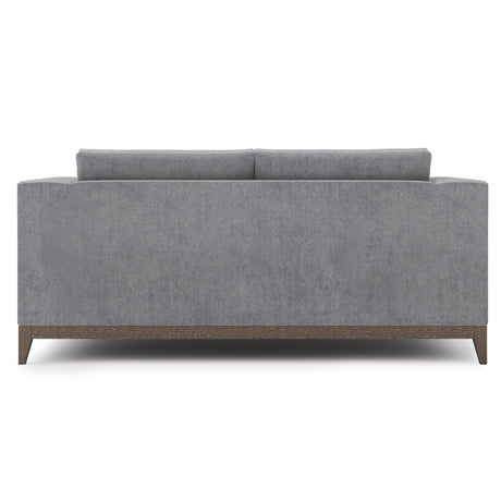 Noel Grey Fabric Loveseat - Ornate Home