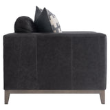 Noel Grey Leather Chair - Ornate Home