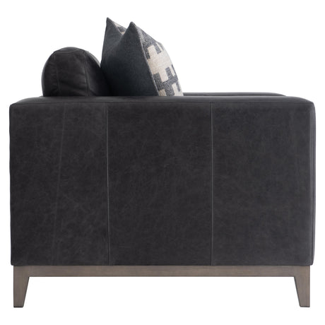 Noel Grey Leather Chair - Ornate Home