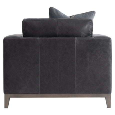 Noel Grey Leather Chair - Ornate Home