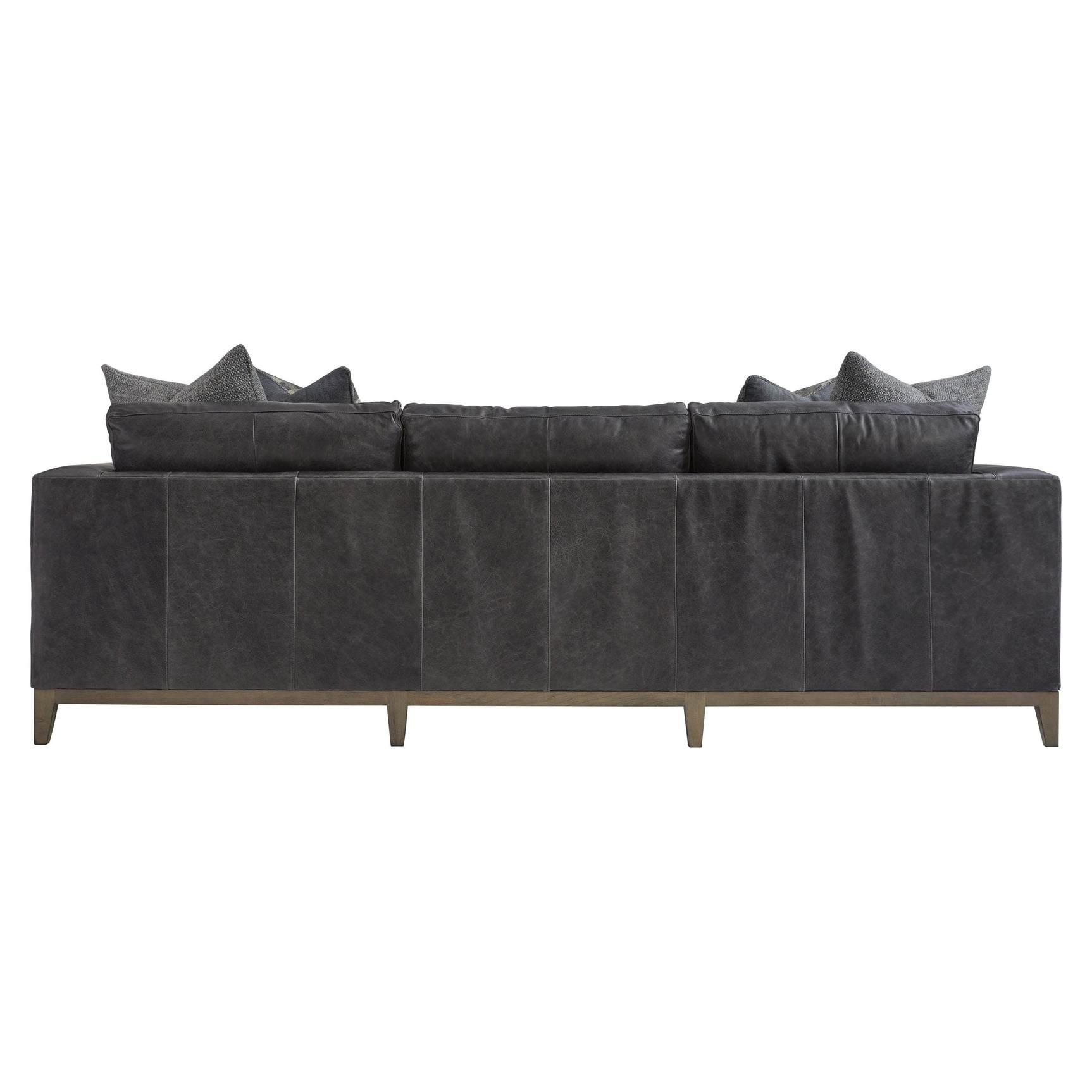 Noel Grey Leather Sofa - Ornate Home