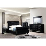 Noella Black Cal.King Bed - Ornate Home
