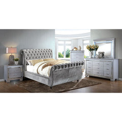 Noella Gray Queen Bed - Ornate Home