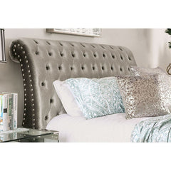 Noella Gray Queen Bed - Ornate Home