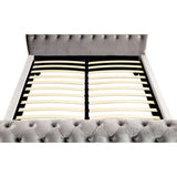 Noella Gray Queen Bed - Ornate Home