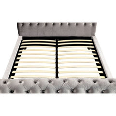 Noella Gray Queen Bed - Ornate Home