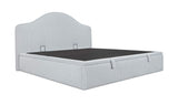 Noelle Light Blue Stripe Queen Storage Bed - Ornate Home