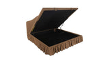Noelle Light Brown Queen Storage Bed - Ornate Home