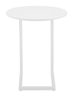 Noga White Outdoor End Table - Ornate Home