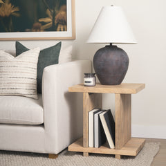 Nohr Light Brown Accent Table - Ornate Home