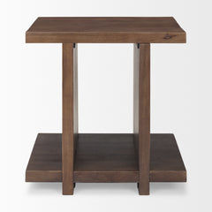 Nohr Medium Brown Wood Accent Table - Ornate Home